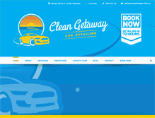 Tablet Screenshot of cleangetaway.com.au